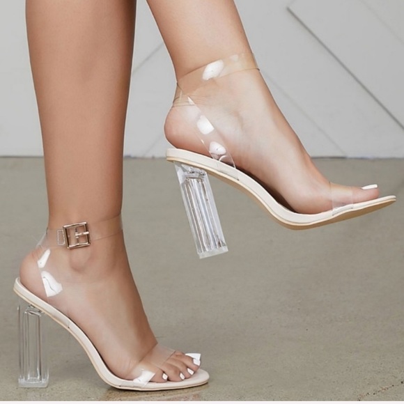 Cape Robbin Shoes - Sexy open toe clear nude sandals